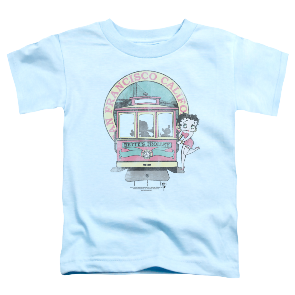 Betty Boop Bettys Trolley - Kid's T-Shirt
