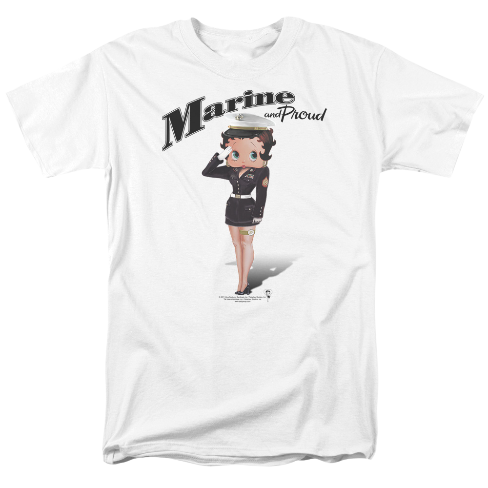 Betty Boop Marine Boop - Men's Regular Fit T-Shirt