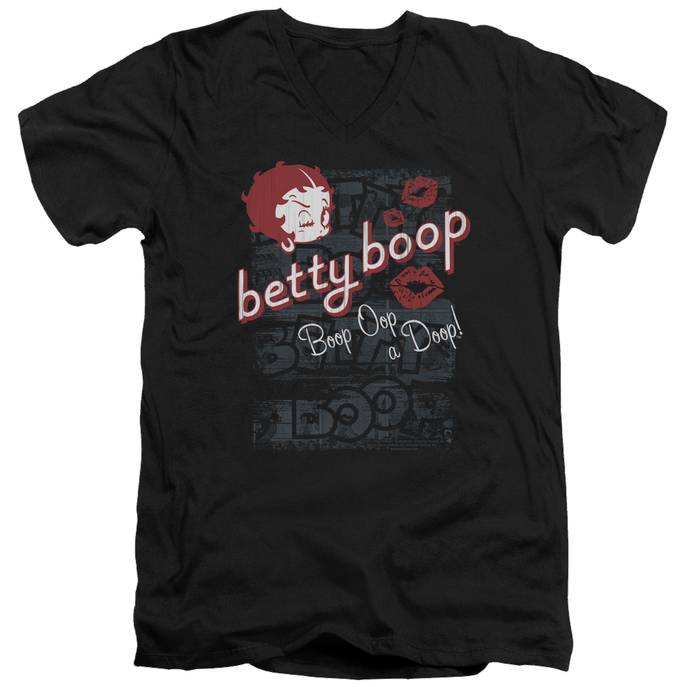 Betty Boop Boop Oop - Men's V-Neck T-Shirt