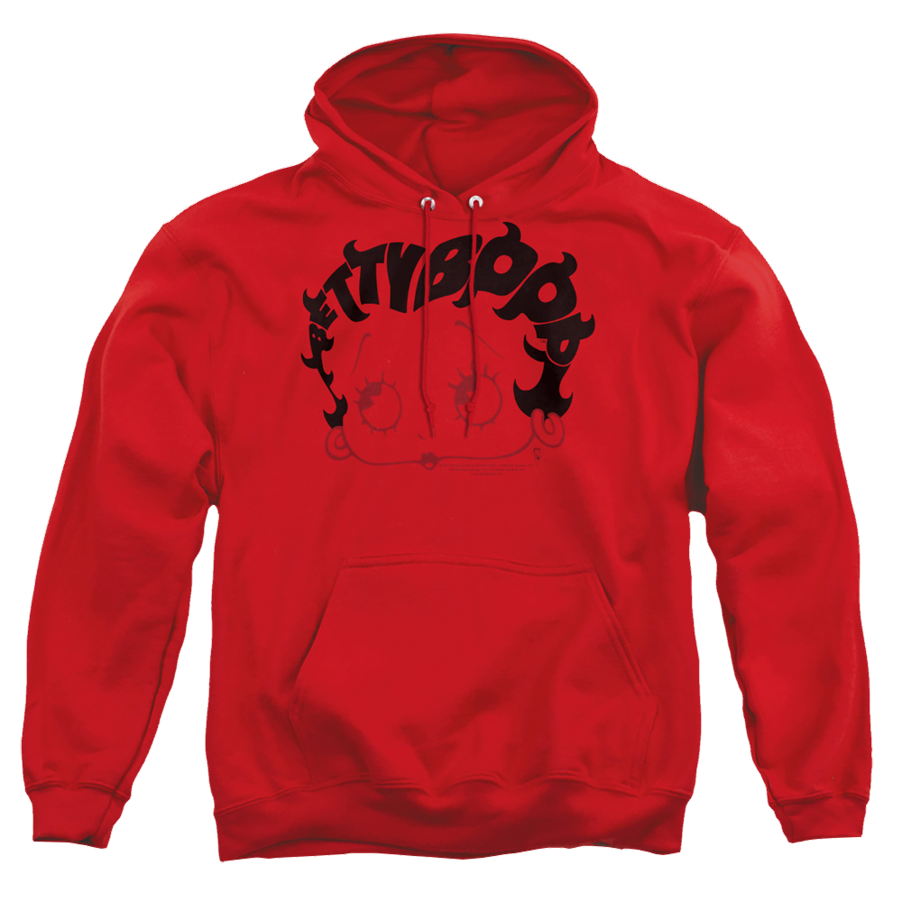 Betty Boop Word Hair - Pullover Hoodie