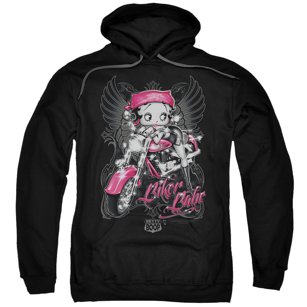 Betty Boop Biker Babe - Pullover Hoodie