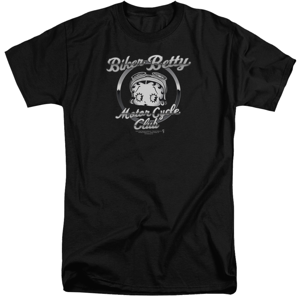 Betty Boop Chromed Logo - Men's Tall Fit T-Shirt