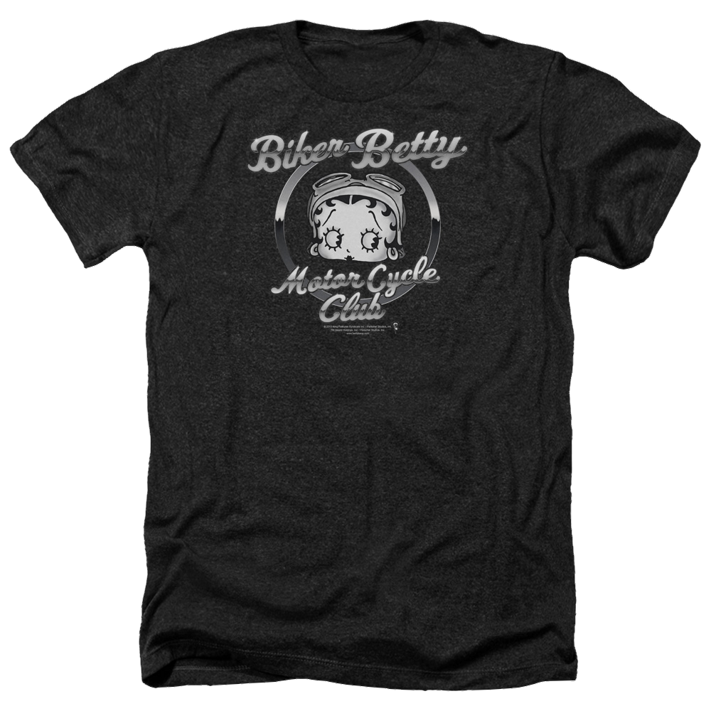 Betty Boop Chromed Logo - Men's Heather T-Shirt