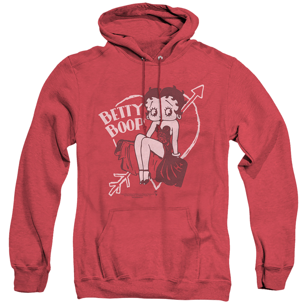 Betty Boop Lover Girl - Heather Pullover Hoodie