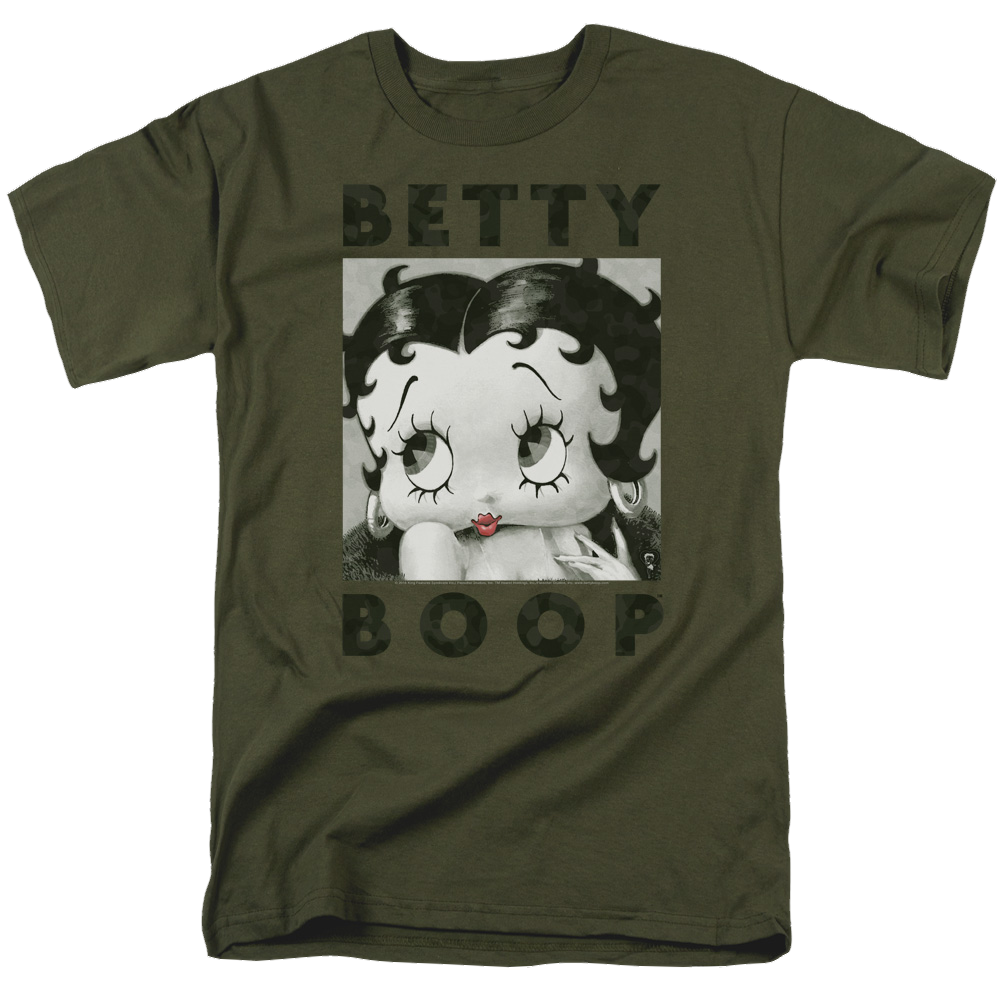 Betty Boop Camo Glamour - Men's Regular Fit T-Shirt