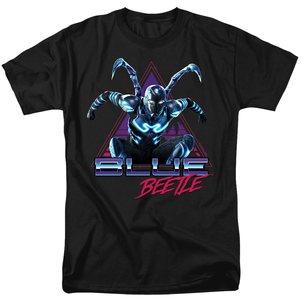 BLUE BEETLE (2023) Leaping Triangle - Men's Regular Fit T-Shirt
