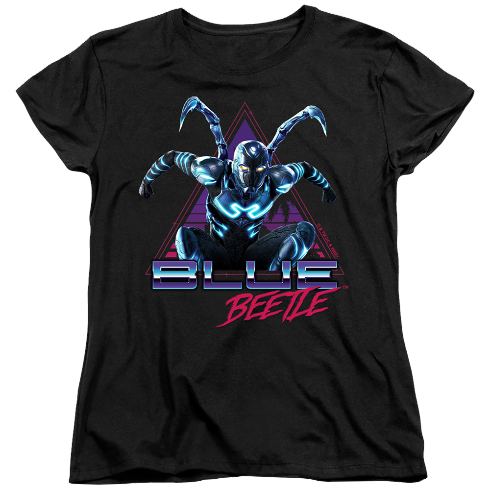 BLUE BEETLE (2023) Leaping Triangle - Women's T-Shirt