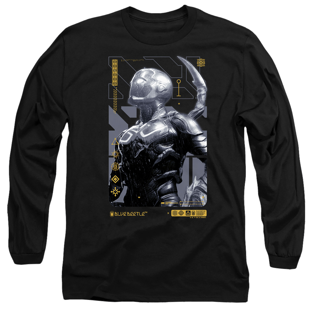 BLUE BEETLE (2023) Beetle Heads Up - Men's Long Sleeve T-Shirt