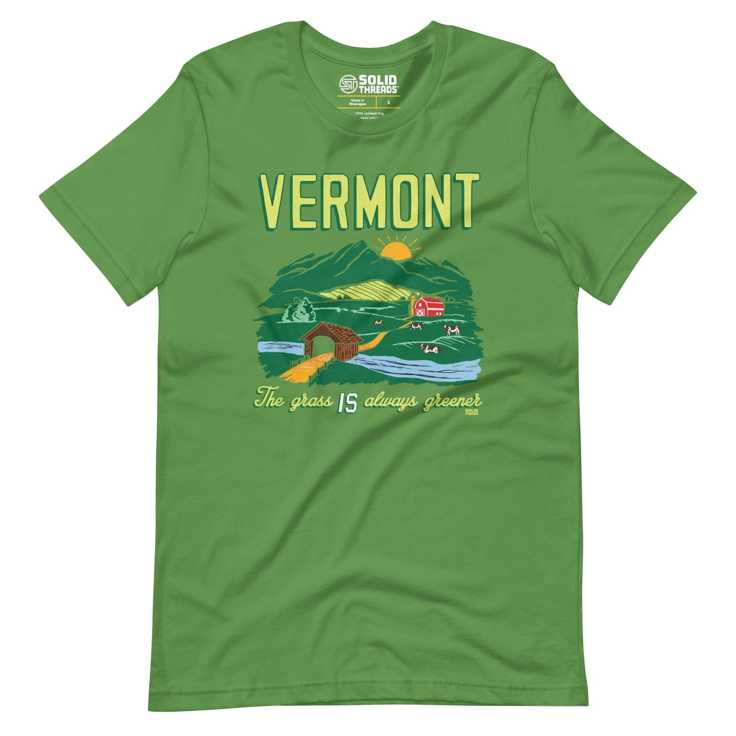 Vermont The Grass IS Always Greener Soft Style T-Shirt