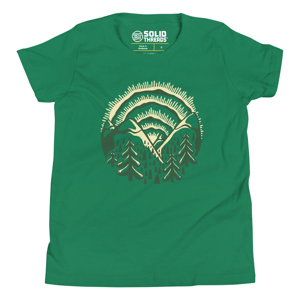 Youth Sunset Extra Soft T-Shirt | Design by Dylan Fant