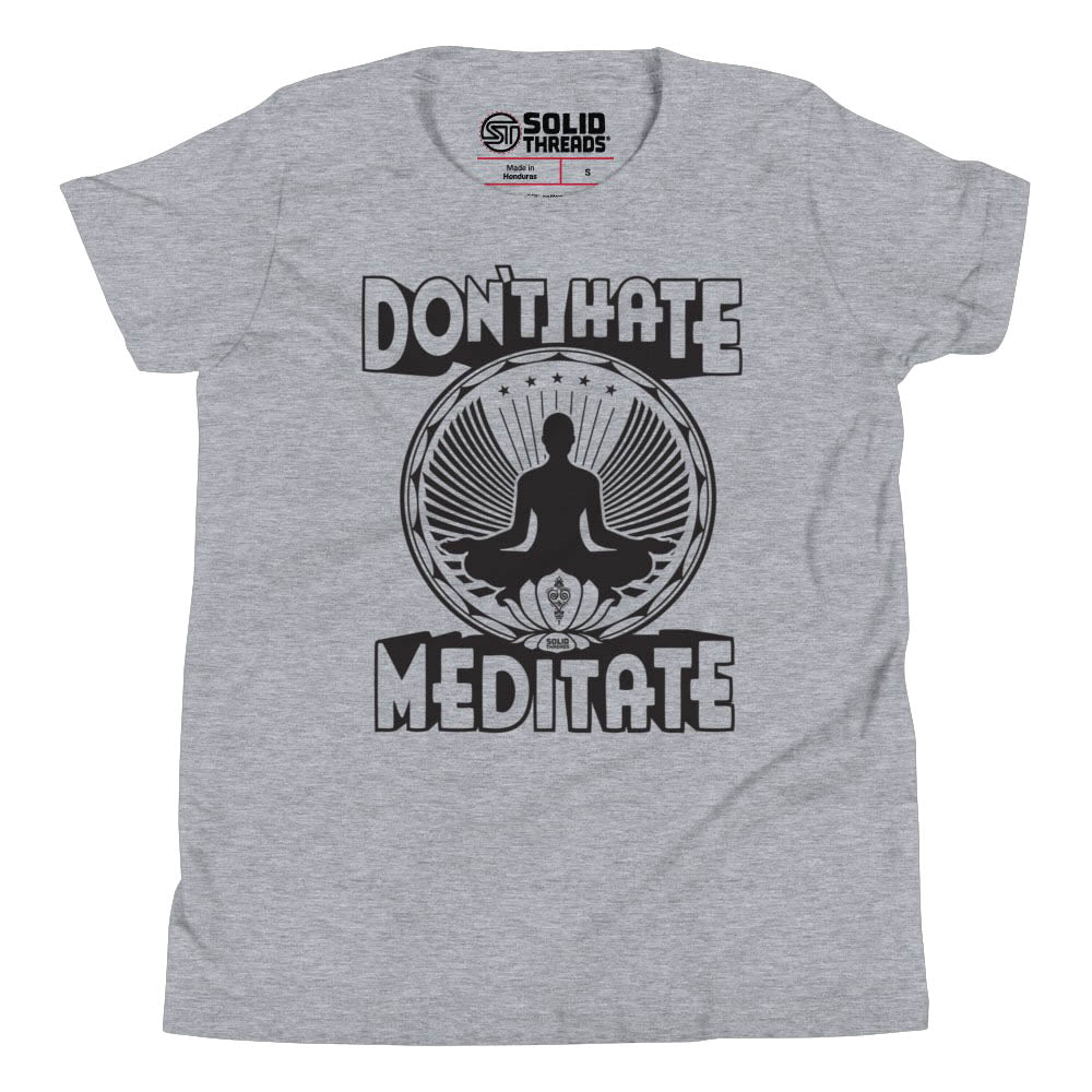 Youth Don't Hate Meditate Extra Soft T-Shirt