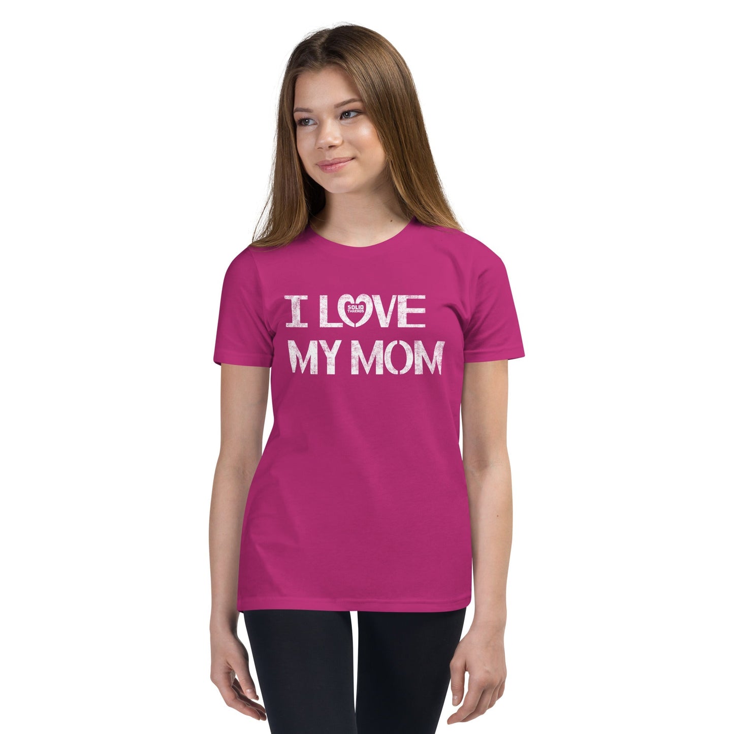 Youth I Love My Mom Extra Soft T-Shirt