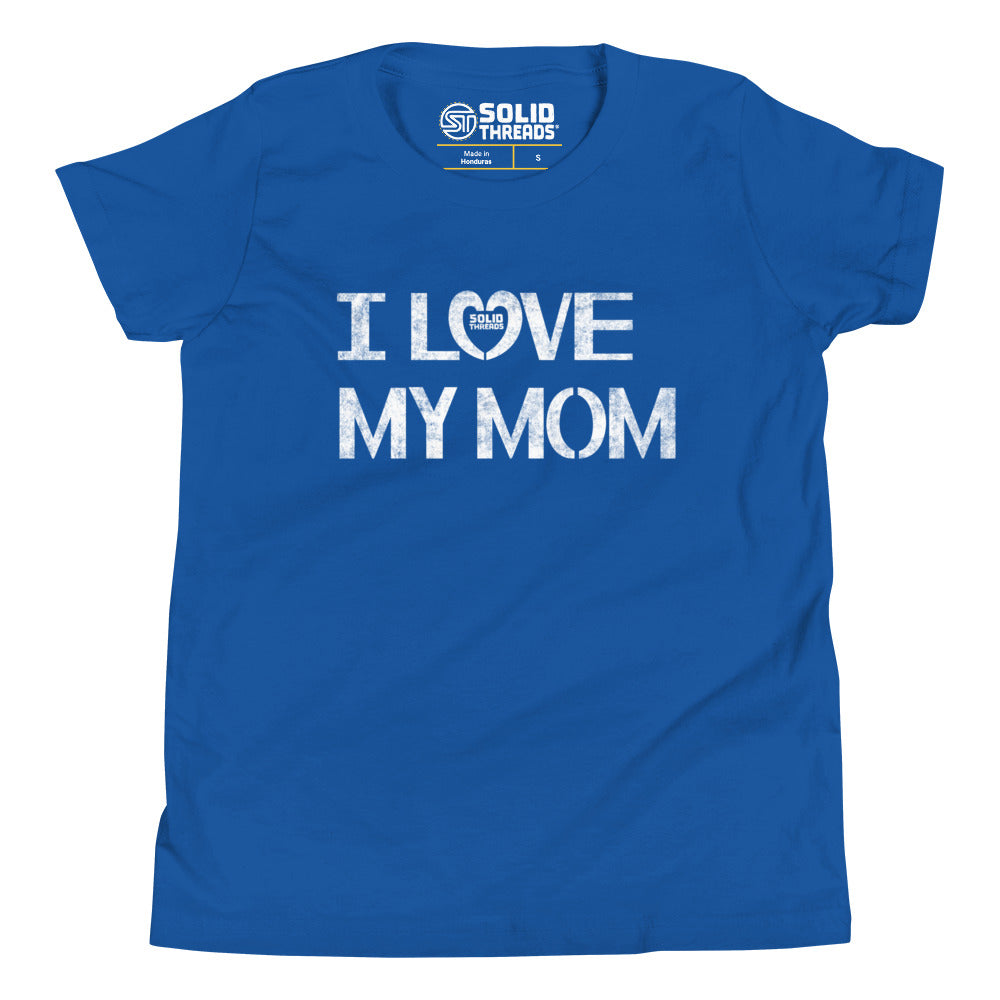 Youth I Love My Mom Extra Soft T-Shirt