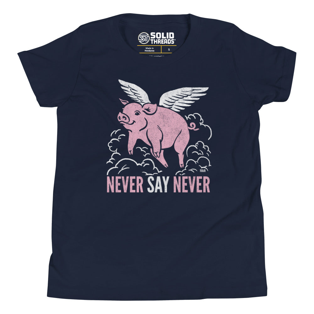 Youth Never Say Never Extra Soft T-Shirt
