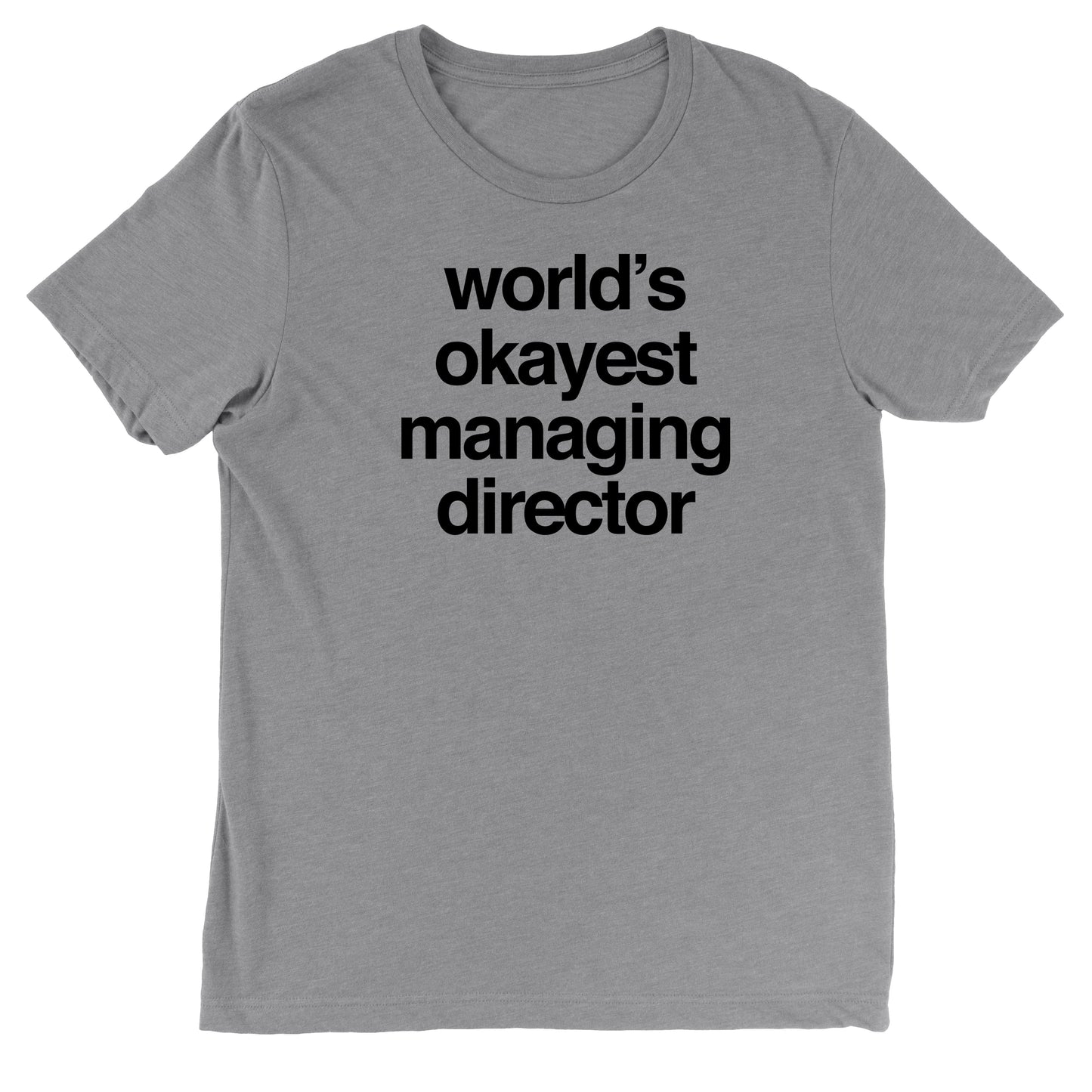 World's Okayest Managing Director Tee