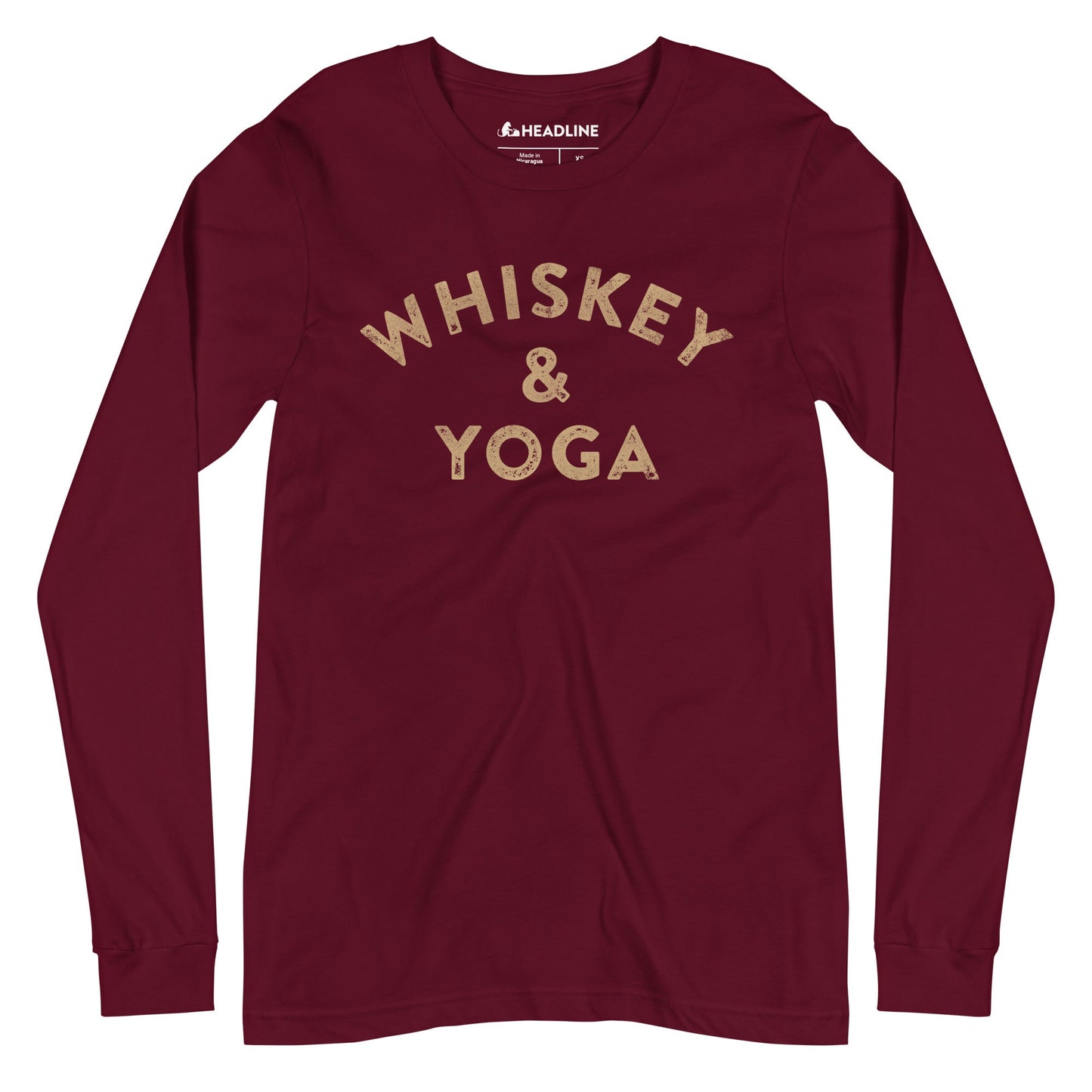 Unisex Whiskey & Yoga Long Sleeve T-Shirt
