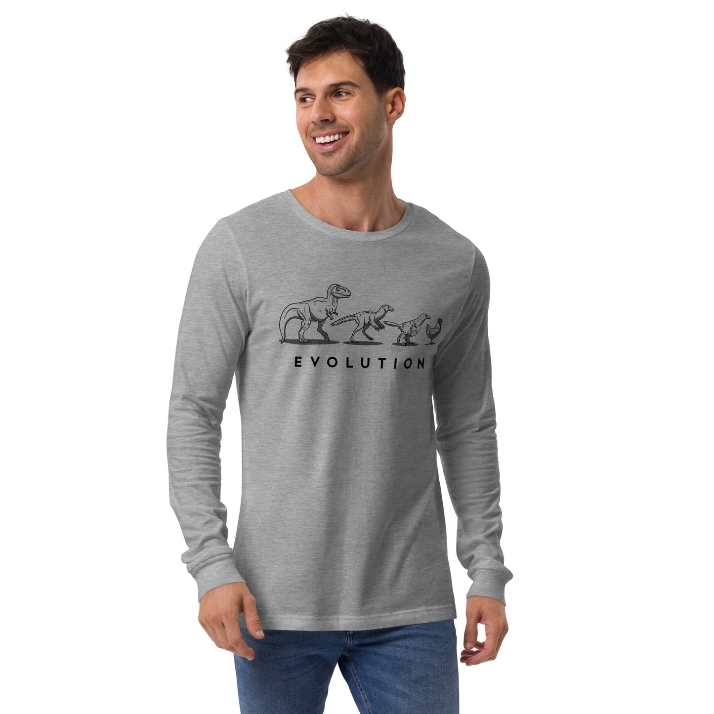 Evolution of the Dinosaur Long Sleeve T-Shirt