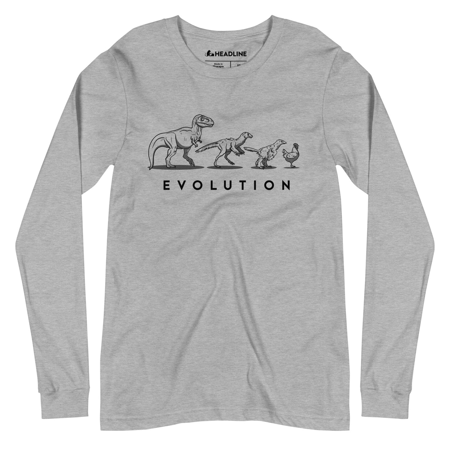 Evolution of the Dinosaur Long Sleeve T-Shirt