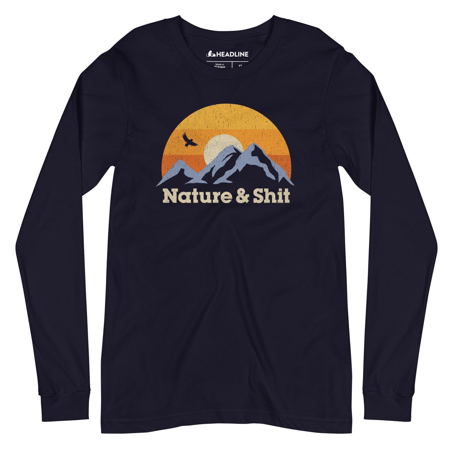 Unisex Nature & Shit Long Sleeve T-Shirt