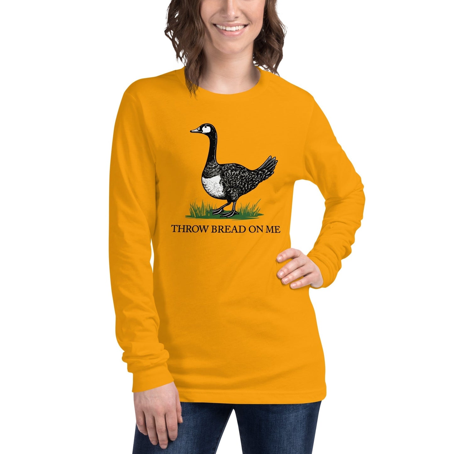 Unisex Throw Bread On Me Long Sleeve T-Shirt