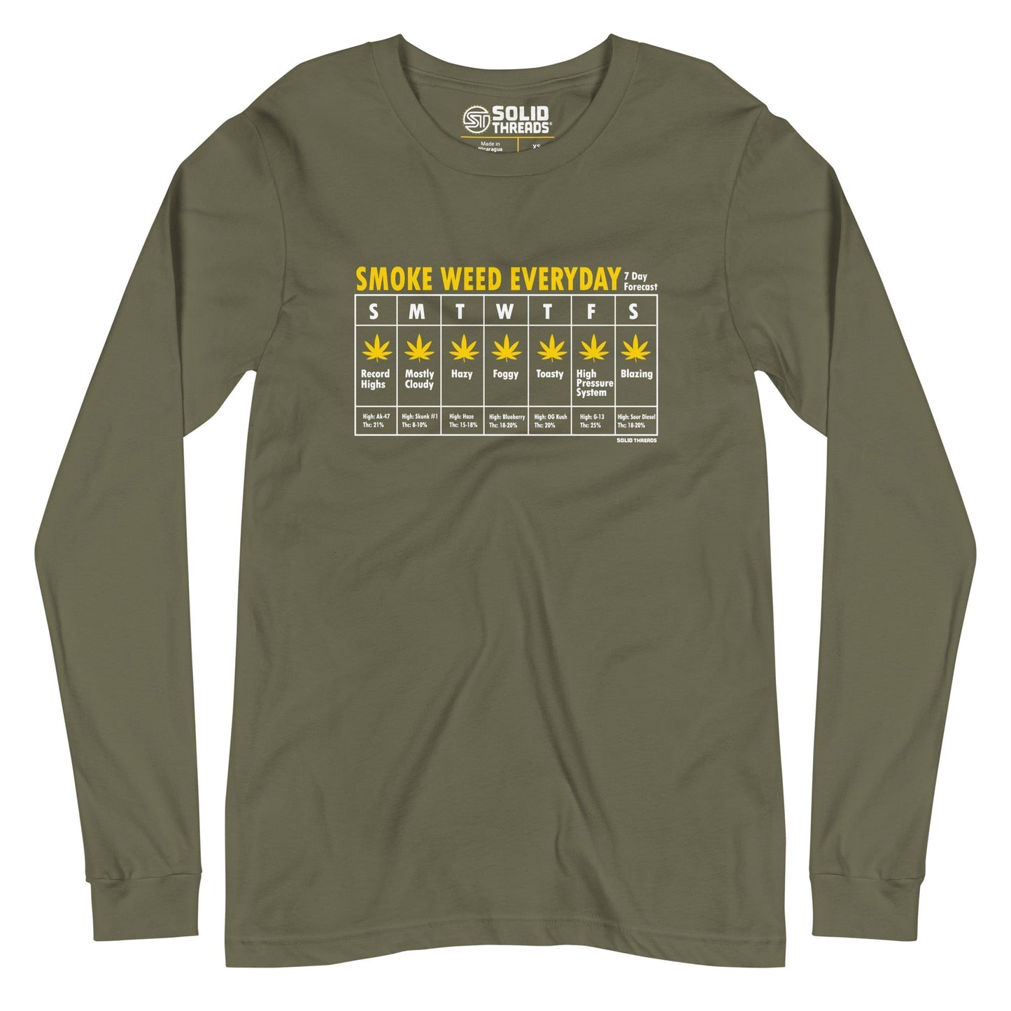 Unisex Smoke Weed Everyday Long Sleeve T-Shirt
