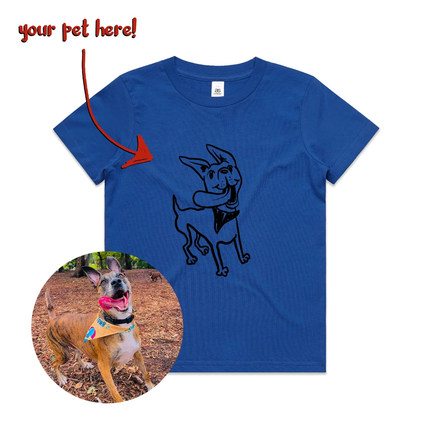 Badly Drawn Pet Kids Tee