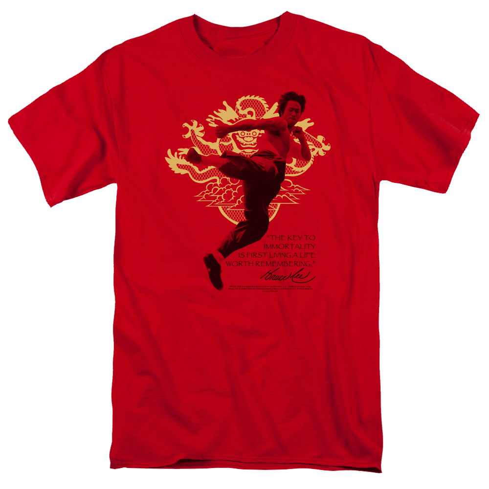 Bruce Lee Immortal Dragon - Men's Regular Fit T-Shirt