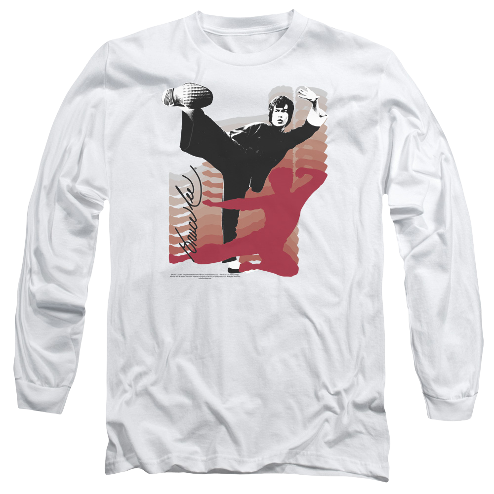 Bruce Lee Kick It - Men's Long Sleeve T-Shirt