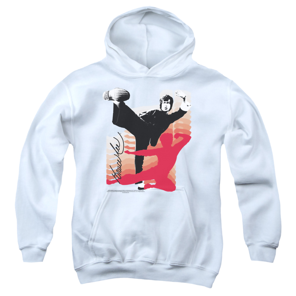 Bruce Lee Kick It - Youth Hoodie (Ages 8-12)
