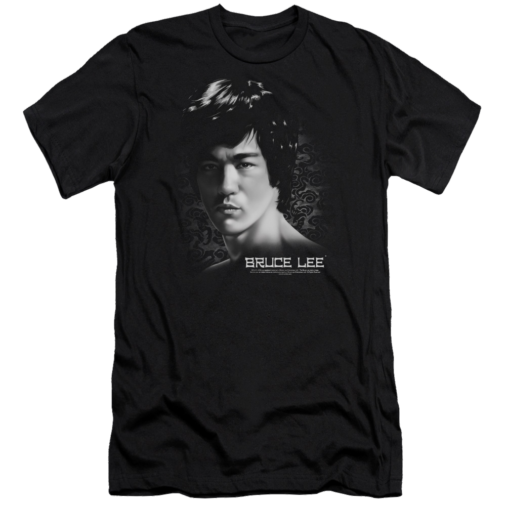 Bruce Lee In Your Face - Men's Premium Slim Fit T-Shirt