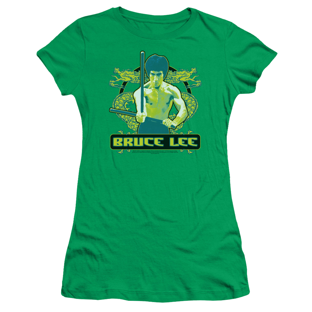 Bruce Lee Double Dragons - Juniors T-Shirt