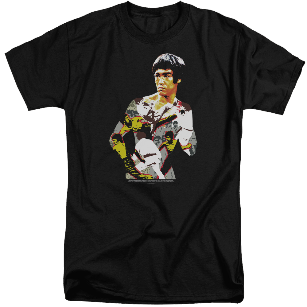 Bruce Lee Body Of Action - Men's Tall Fit T-Shirt