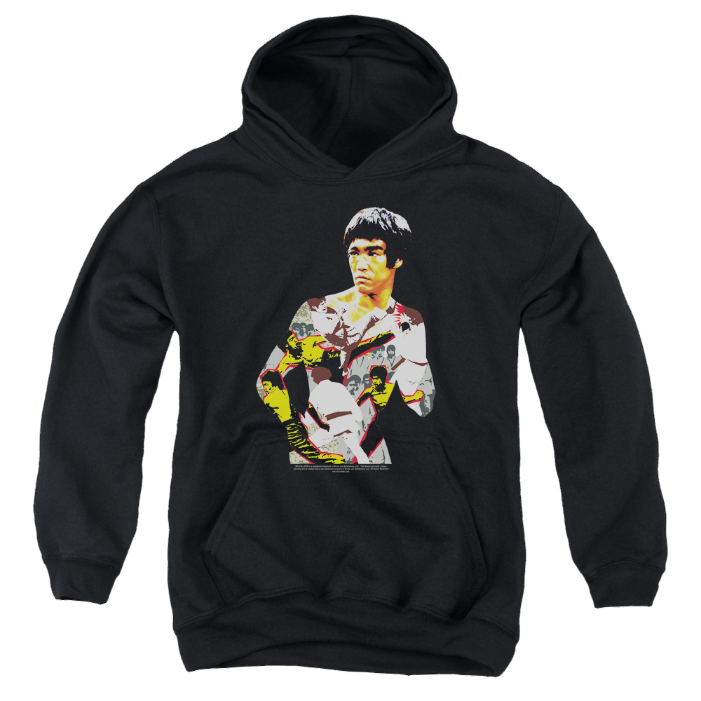 Bruce Lee Body Of Action - Youth Hoodie (Ages 8-12)