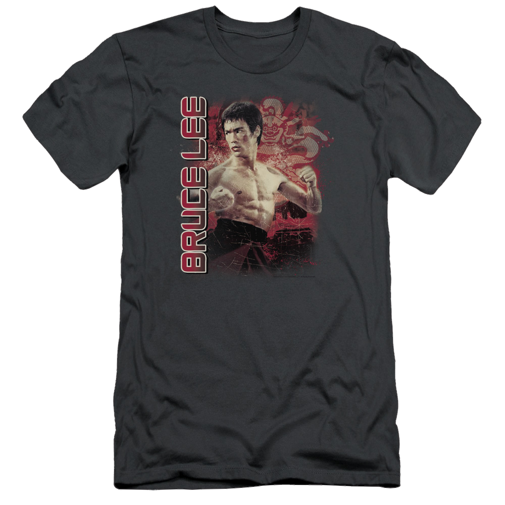 Bruce Lee Fury - Men's Slim Fit T-Shirt