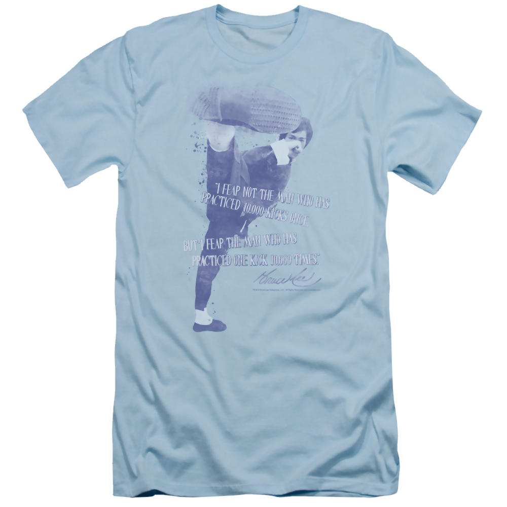 Bruce Lee 10,000 Kicks - Men's Slim Fit T-Shirt