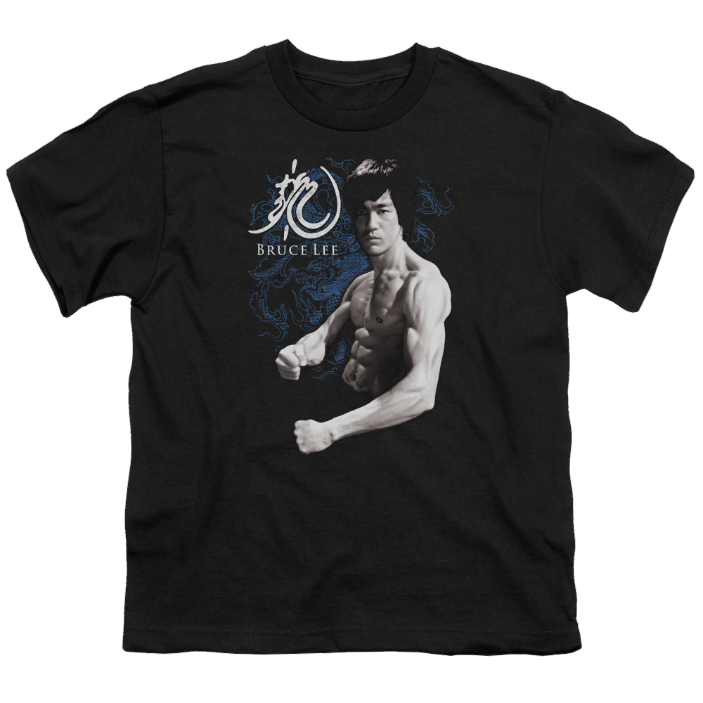 Bruce Lee Dragon Stance - Youth T-Shirt (Ages 8-12)