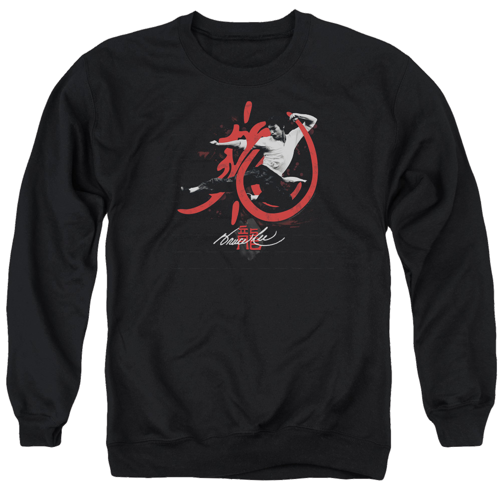Bruce Lee High Flying - Men's Crewneck Sweatshirt