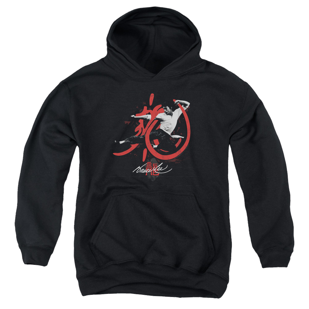 Bruce Lee High Flying - Youth Hoodie (Ages 8-12)