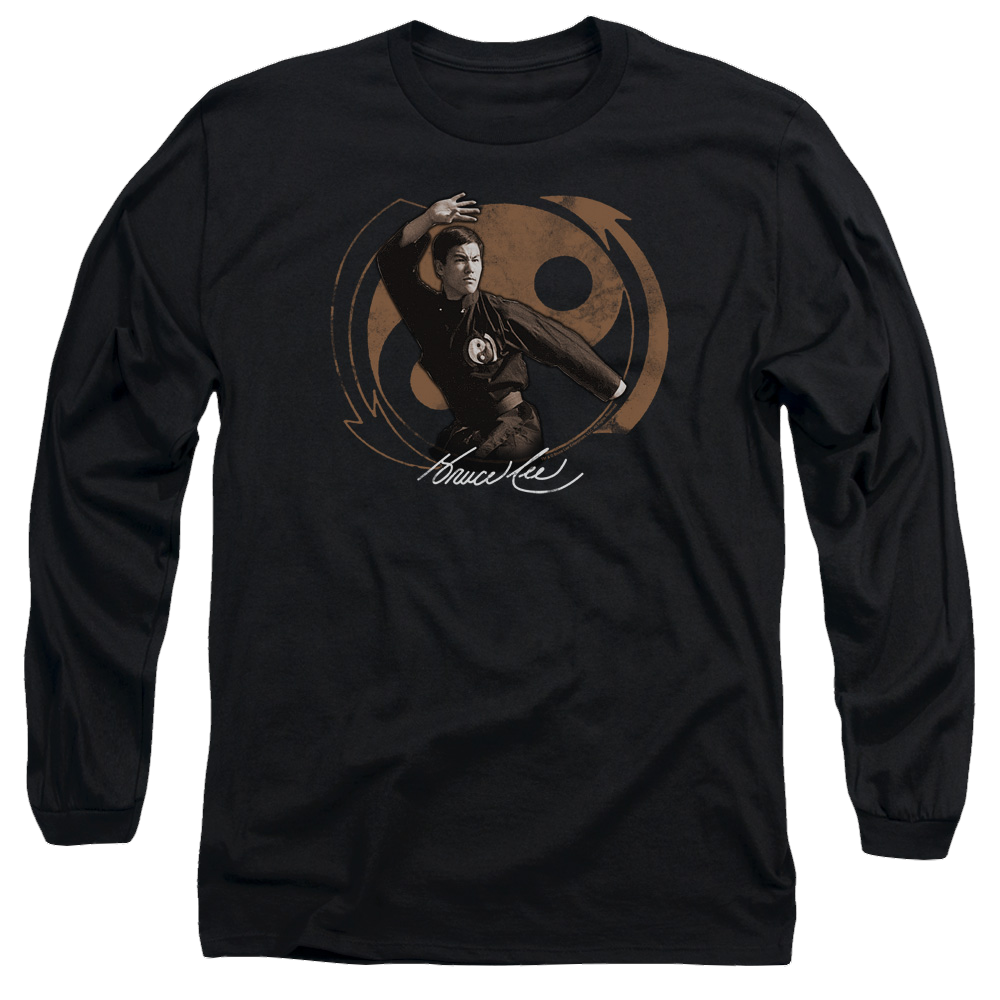 Bruce Lee Jeet Kun Do Pose - Men's Long Sleeve T-Shirt