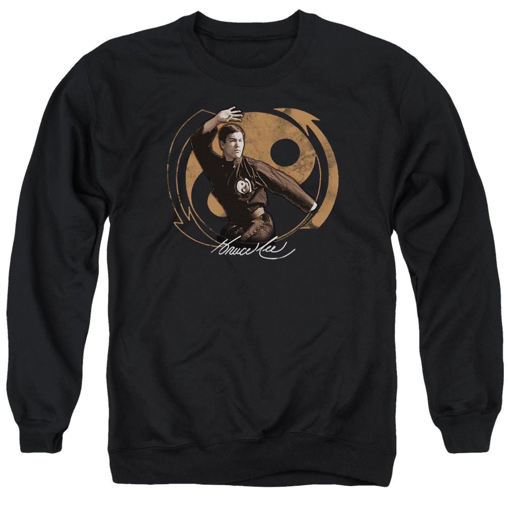 Bruce Lee Jeet Kun Do Pose - Men's Crewneck Sweatshirt