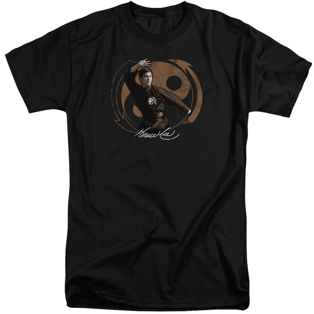 Bruce Lee Jeet Kun Do Pose - Men's Tall Fit T-Shirt