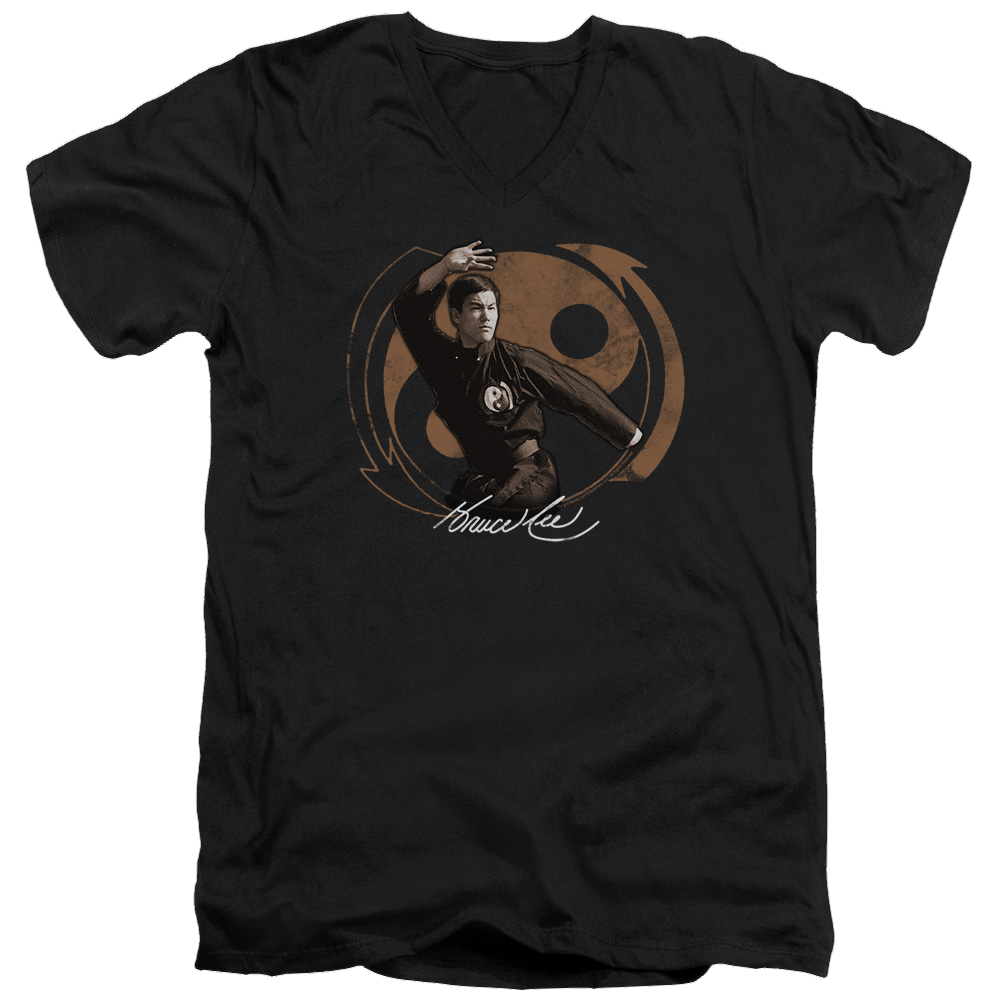Bruce Lee Jeet Kun Do Pose - Men's V-Neck T-Shirt