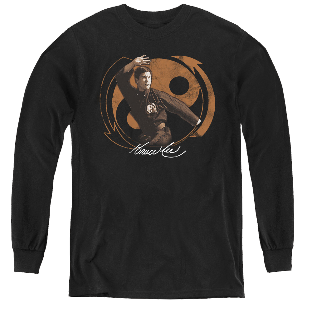Bruce Lee Jeet Kun Do Puse - Youth Long Sleeve T-Shirt