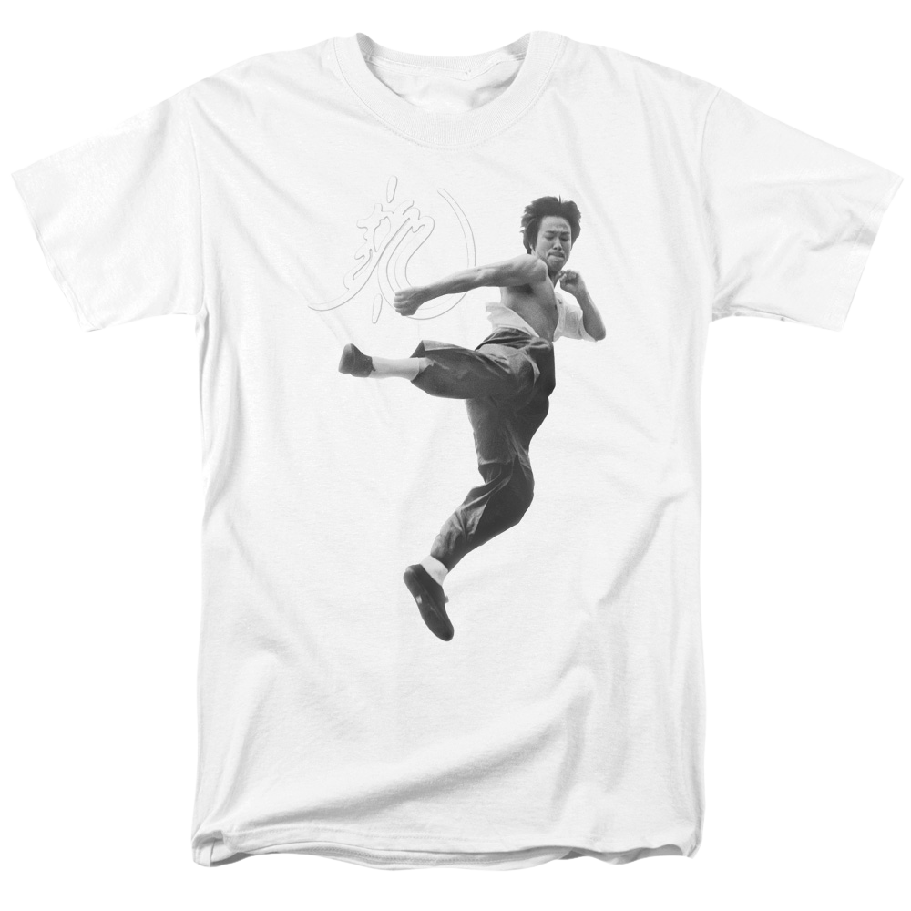 Bruce Lee Flying Kick - Men's Regular Fit T-Shirt