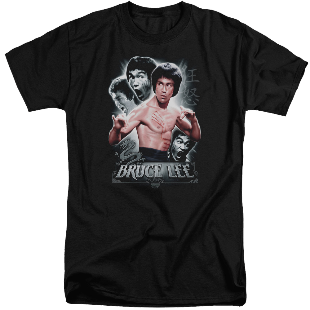 Bruce Lee Inner Fury - Men's Tall Fit T-Shirt