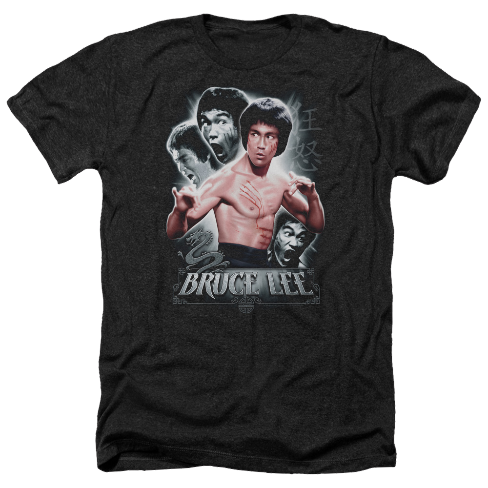 Bruce Lee Inner Fury - Men's Heather T-Shirt