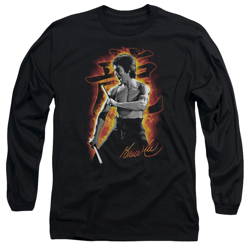 Bruce Lee Dragon Fire - Men's Long Sleeve T-Shirt