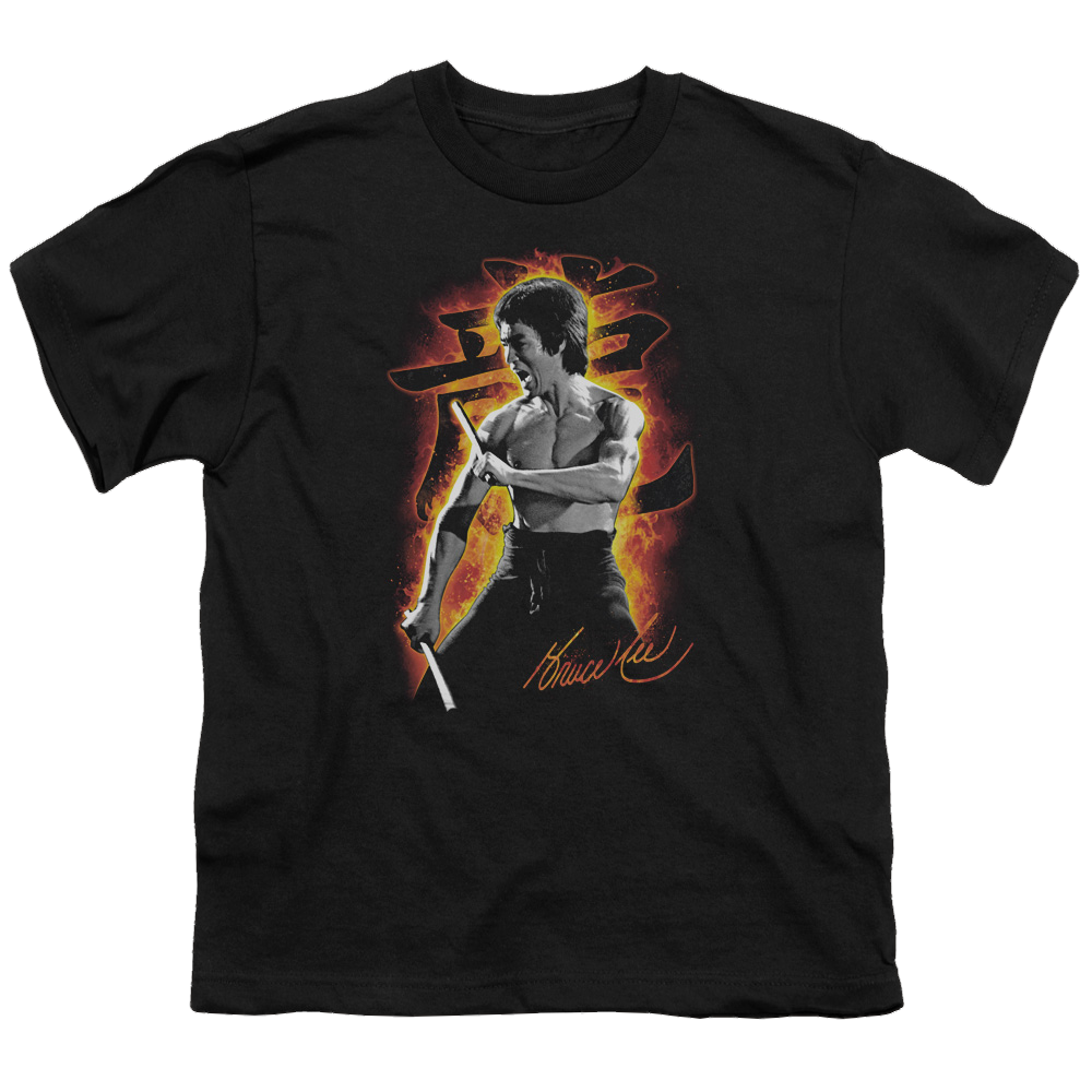 Bruce Lee Dragon Fire - Youth T-Shirt (Ages 8-12)