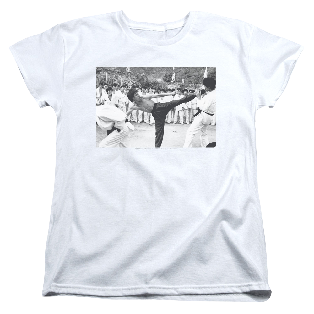 Bruce Lee Kick To The Head - Women's T-Shirt