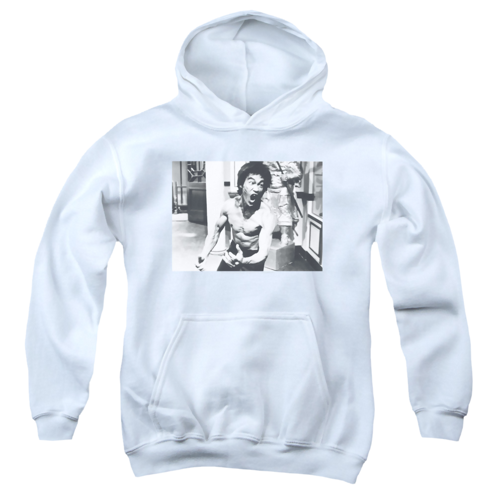 Bruce Lee Full Of Fury - Youth Hoodie (Ages 8-12)